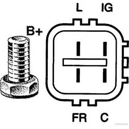 Zdjęcie Alternator HERTH+BUSS J5114048