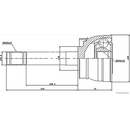 Foto Kit giunti, Semiasse HERTH+BUSS J2821007