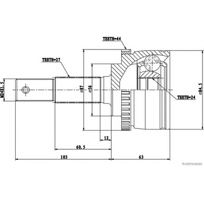 Foto Kit giunti, Semiasse HERTH+BUSS J2821145