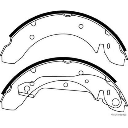 Photo Brake Shoe Set HERTH+BUSS J3500330