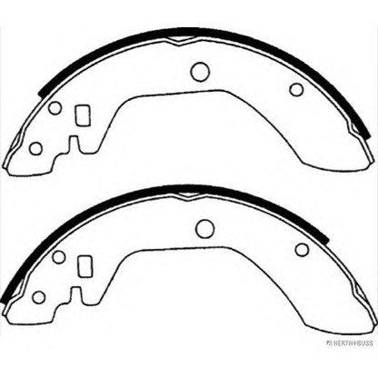 Photo Brake Shoe Set HERTH+BUSS J3501006