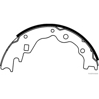 Photo Brake Shoe Set HERTH+BUSS J3503025