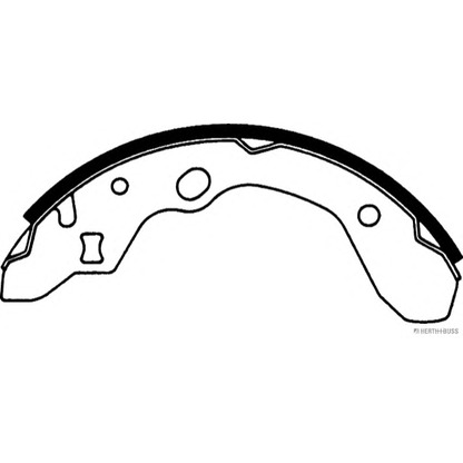 Photo Brake Shoe Set HERTH+BUSS J3503036