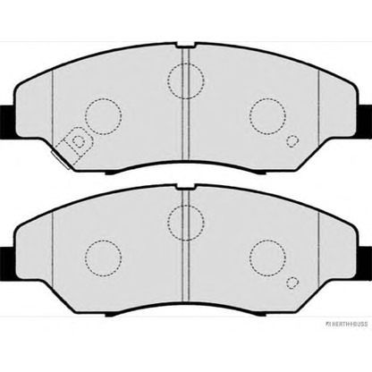 Foto Kit pastiglie freno, Freno a disco HERTH+BUSS J3600309