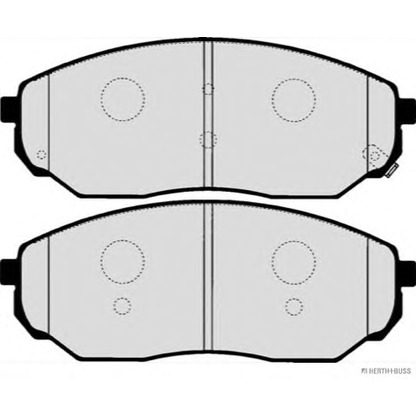 Photo Brake Pad Set, disc brake HERTH+BUSS J3600318