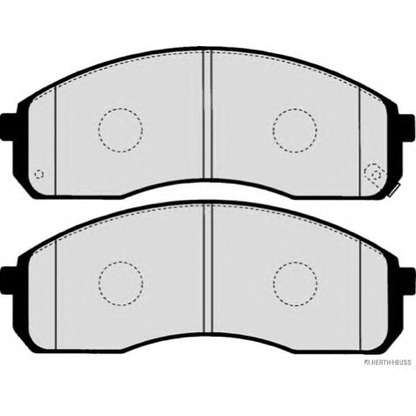 Foto Kit pastiglie freno, Freno a disco HERTH+BUSS J3600321