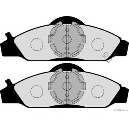 Foto Bremsbelagsatz, Scheibenbremse HERTH+BUSS J3600405