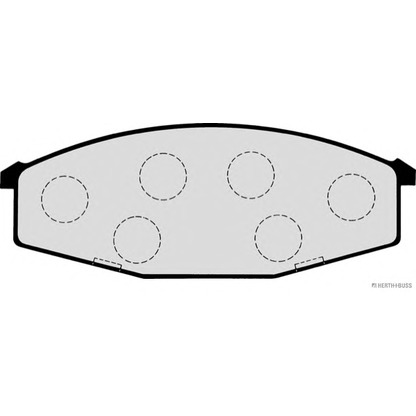 Фото Комплект тормозных колодок, дисковый тормоз HERTH+BUSS J3601034