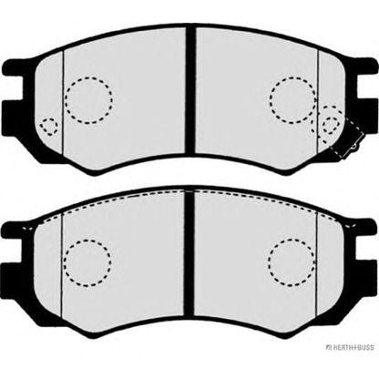 Фото Комплект тормозных колодок, дисковый тормоз HERTH+BUSS J3601069
