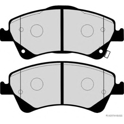 Фото Комплект тормозных колодок, дисковый тормоз HERTH+BUSS J3602004