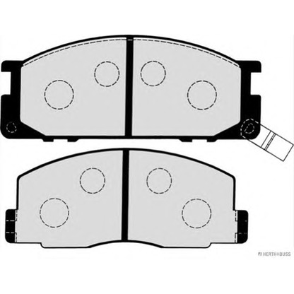 Photo Kit de plaquettes de frein, frein à disque HERTH+BUSS J3602059