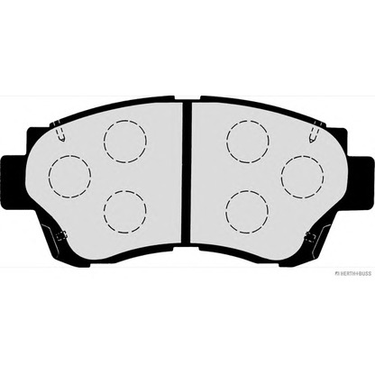 Photo Kit de plaquettes de frein, frein à disque HERTH+BUSS J3602060