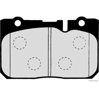 Photo Brake Pad Set, disc brake HERTH+BUSS J3602103