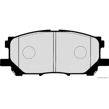Foto Bremsbelagsatz, Scheibenbremse HERTH+BUSS J3602118