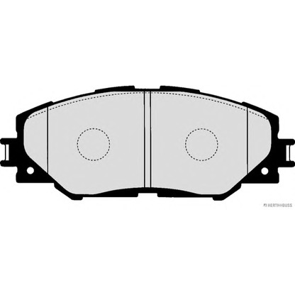 Фото Комплект тормозных колодок, дисковый тормоз HERTH+BUSS J3602124