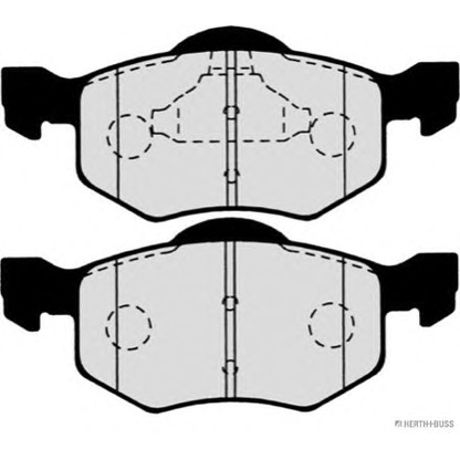 Photo Brake Pad Set, disc brake HERTH+BUSS J3603057