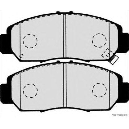 Фото Комплект тормозных колодок, дисковый тормоз HERTH+BUSS J3604051