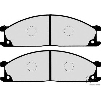 Photo Brake Pad Set, disc brake HERTH+BUSS J3607008