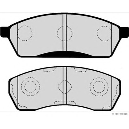 Foto Bremsbelagsatz, Scheibenbremse HERTH+BUSS J3607011