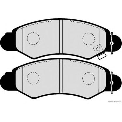 Photo Brake Pad Set, disc brake HERTH+BUSS J3608019