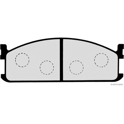 Photo Brake Pad Set, disc brake HERTH+BUSS J3609002