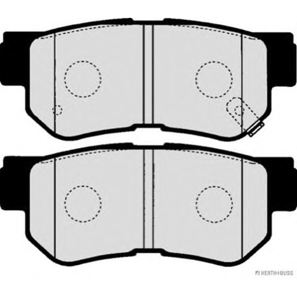 Photo Kit de plaquettes de frein, frein à disque HERTH+BUSS J3610507