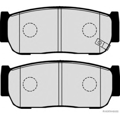 Photo Kit de plaquettes de frein, frein à disque HERTH+BUSS J3610517