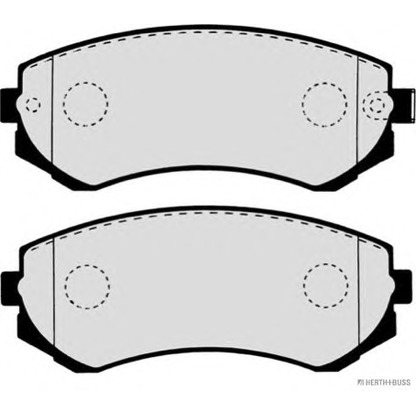 Photo Kit de plaquettes de frein, frein à disque HERTH+BUSS J3611042