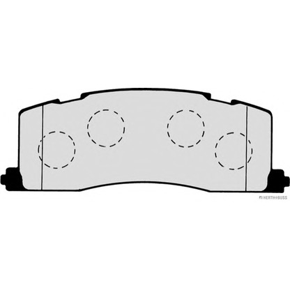 Фото Комплект тормозных колодок, дисковый тормоз HERTH+BUSS J3612011