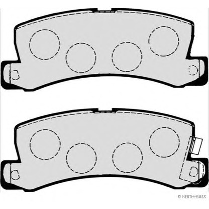 Foto Juego de pastillas de freno HERTH+BUSS J3612013