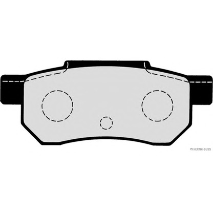 Foto Bremsbelagsatz, Scheibenbremse HERTH+BUSS J3614002