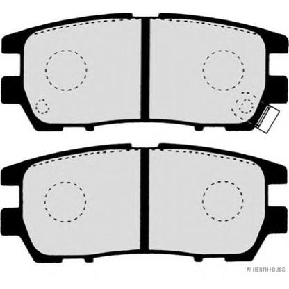 Foto Bremsbelagsatz, Scheibenbremse HERTH+BUSS J3615005