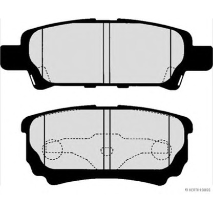 Foto Kit pastiglie freno, Freno a disco HERTH+BUSS J3615014