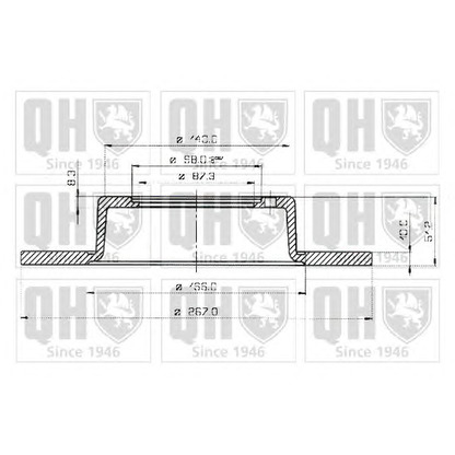 Фото Тормозной диск QUINTON HAZELL BDC1027