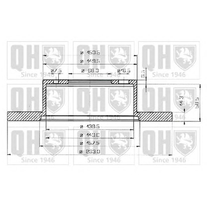 Foto Bremsscheibe QUINTON HAZELL BDC3122