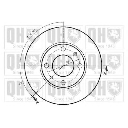 Photo Brake Disc QUINTON HAZELL BDC3150