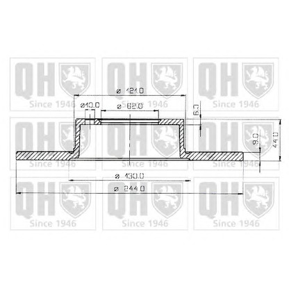 Фото Тормозной диск QUINTON HAZELL BDC3276