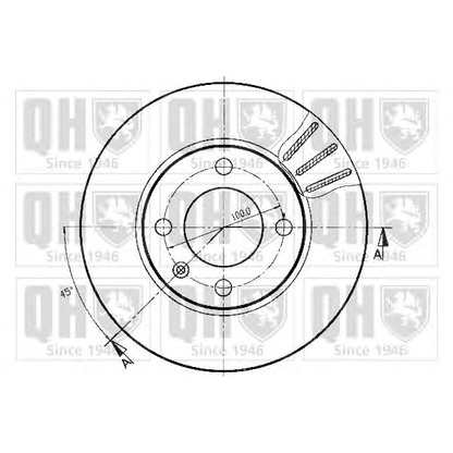 Photo Brake Disc QUINTON HAZELL BDC3309