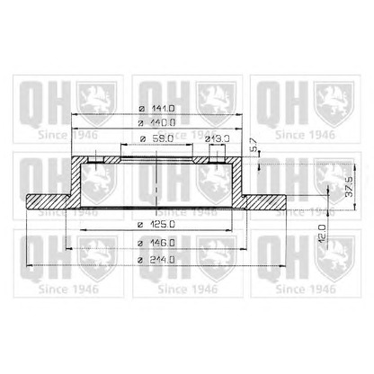 Фото Тормозной диск QUINTON HAZELL BDC3580