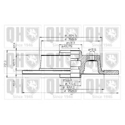 Фото Тормозной диск QUINTON HAZELL BDC3594