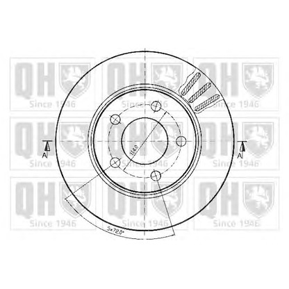 Photo Brake Disc QUINTON HAZELL BDC3746