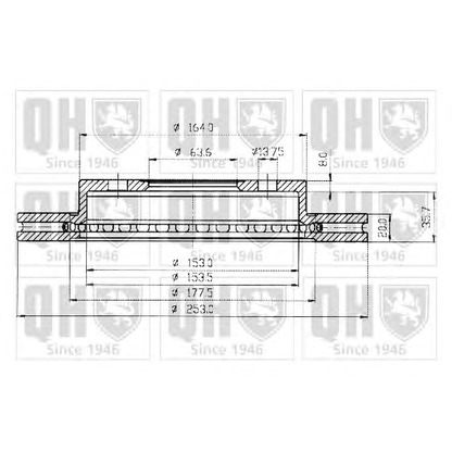 Фото Тормозной диск QUINTON HAZELL BDC3910