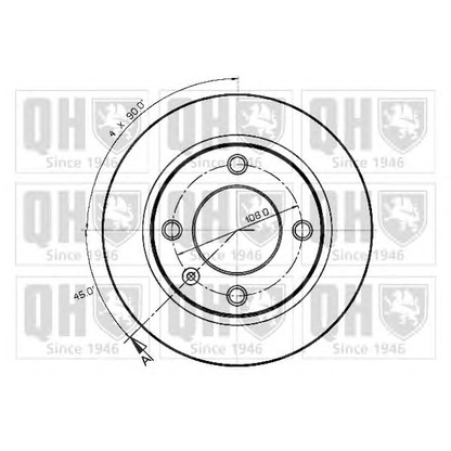 Photo Brake Disc QUINTON HAZELL BDC3919