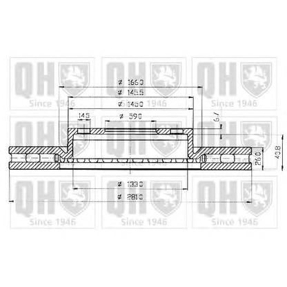 Foto Bremsscheibe QUINTON HAZELL BDC4501