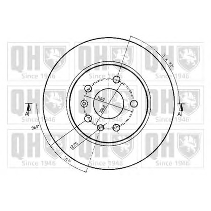 Photo Brake Disc QUINTON HAZELL BDC4556