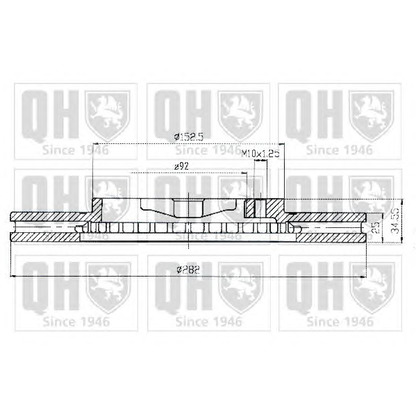 Фото Тормозной диск QUINTON HAZELL BDC4597