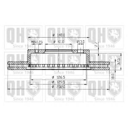 Фото Тормозной диск QUINTON HAZELL BDC4621