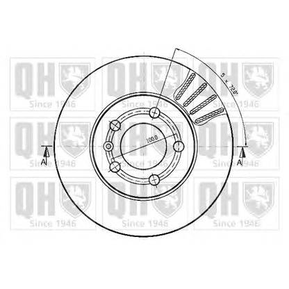 Photo Brake Disc QUINTON HAZELL BDC4669