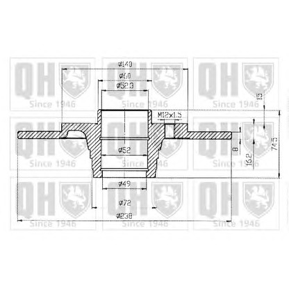 Foto Disco  freno QUINTON HAZELL BDC4738