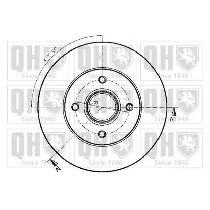 Photo Brake Disc QUINTON HAZELL BDC4738